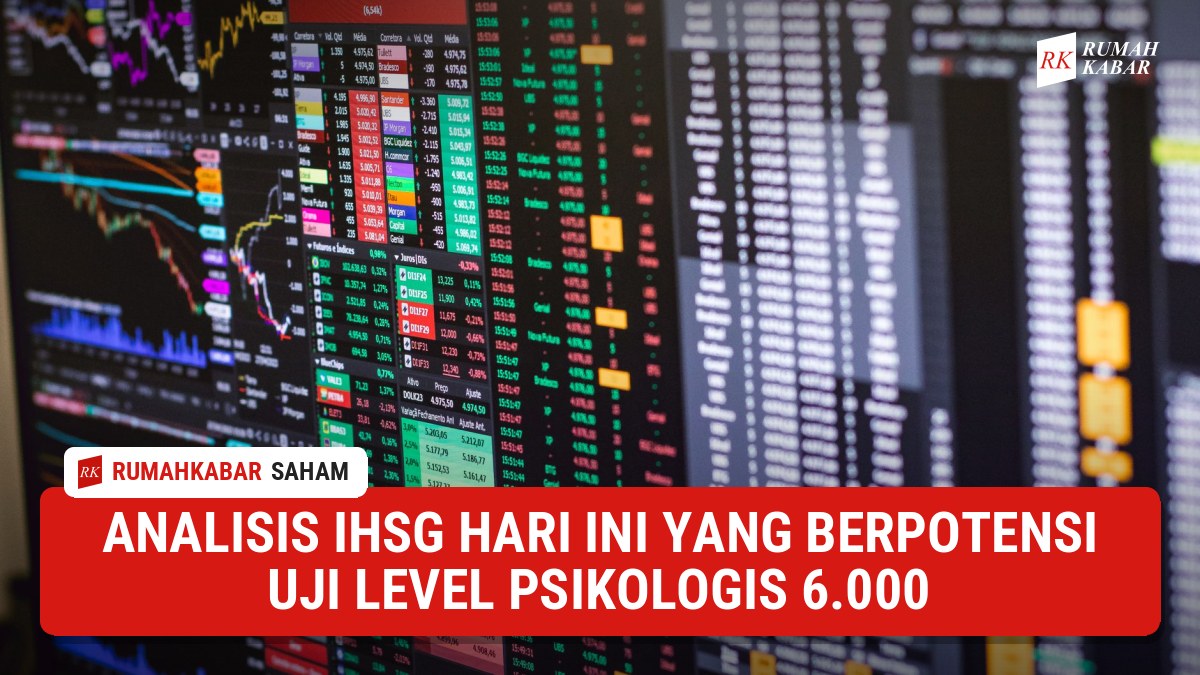 Ilustrasi: IHSG menghadapi tekanan teknikal di level psikologis 6.000 pada awal Oktober 2026