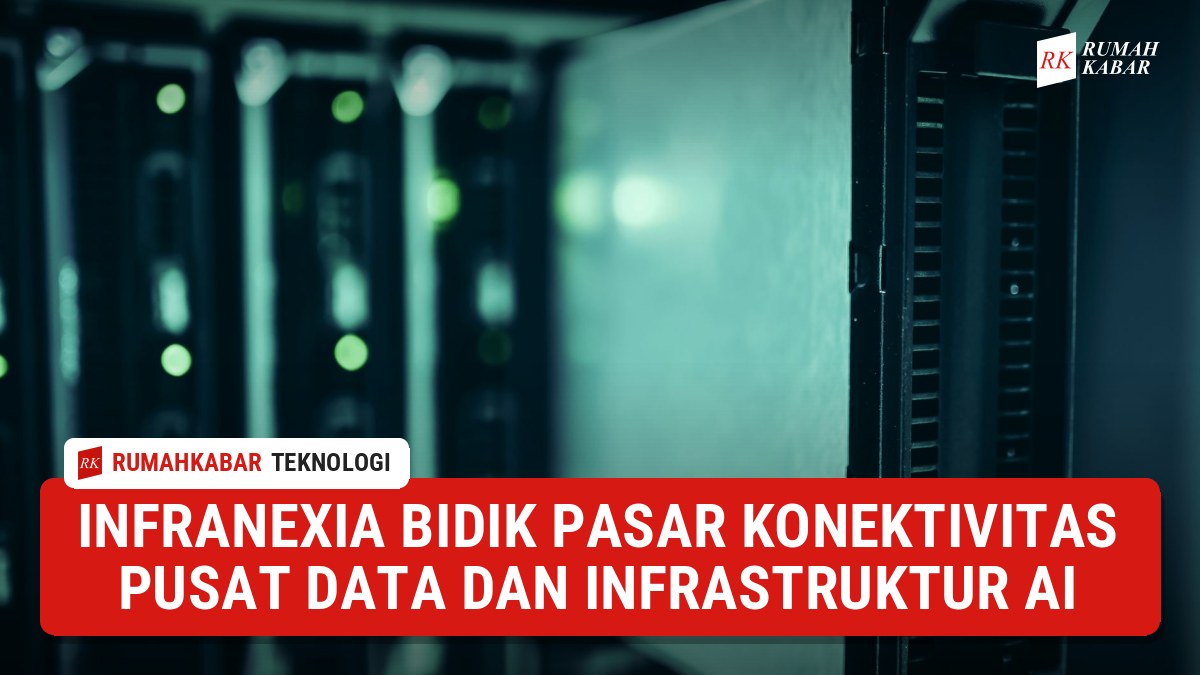 Ilustrasi: Deretan server data berkecepatan tinggi yang menunjang kebutuhan komputasi awan dan kecerdasan buatan