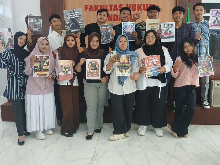 Mahasiswa Hukum UNDARIS Suarakan Perlawanan Korupsi Lewat Seni Visual