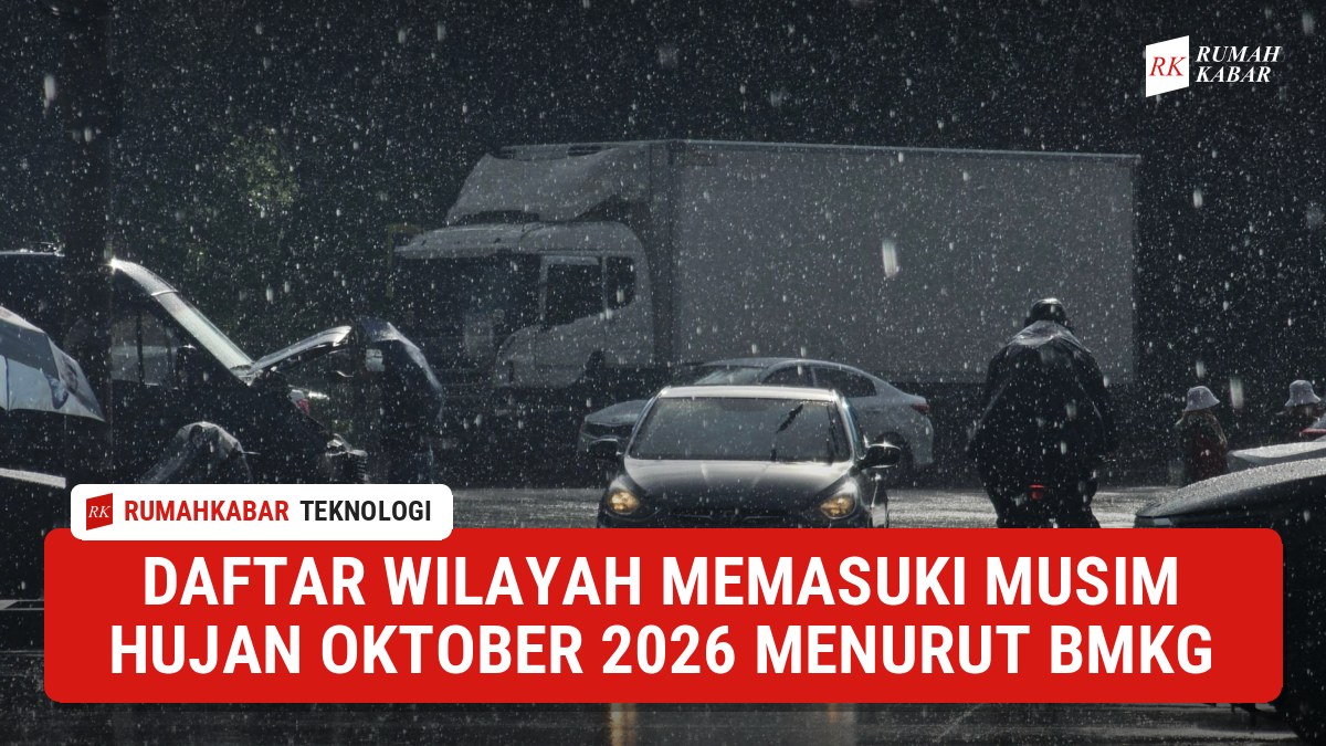 Ilustrasi: Badan Meteorologi, Klimatologi, dan Geofisika (BMKG) merilis proyeksi awal dan puncak musim hujan periode 2026/2027