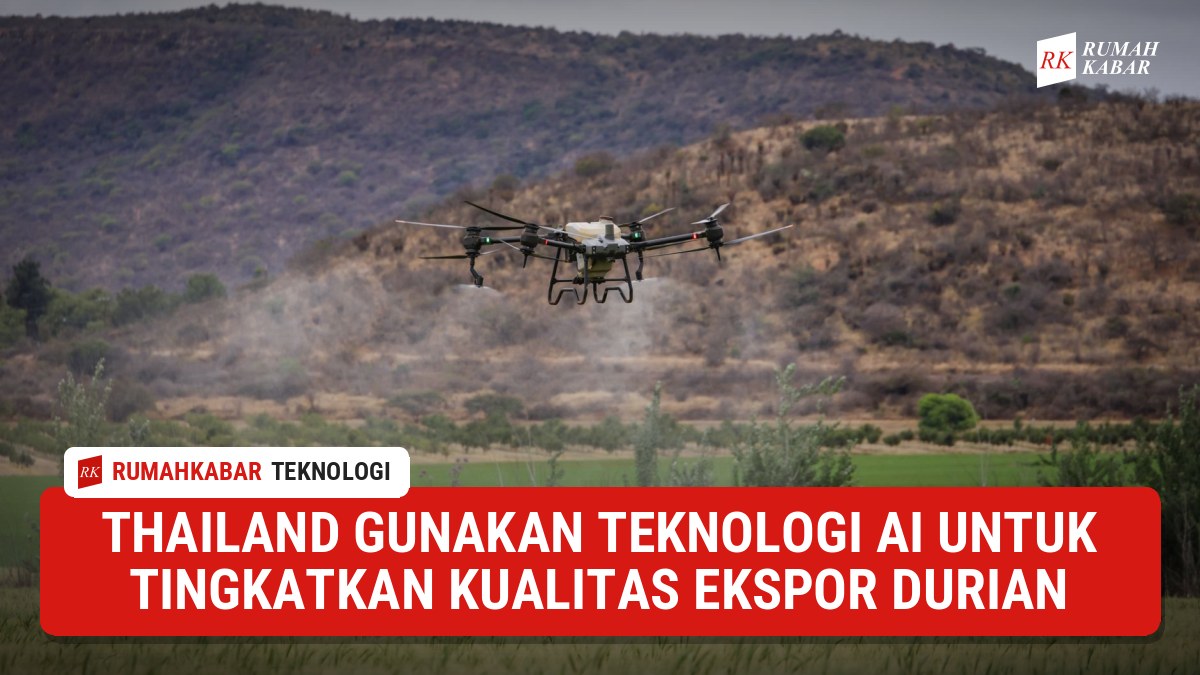 Ilustrasi: penerapan sensor digital dan teknologi pemantauan pada kawasan perkebunan buah